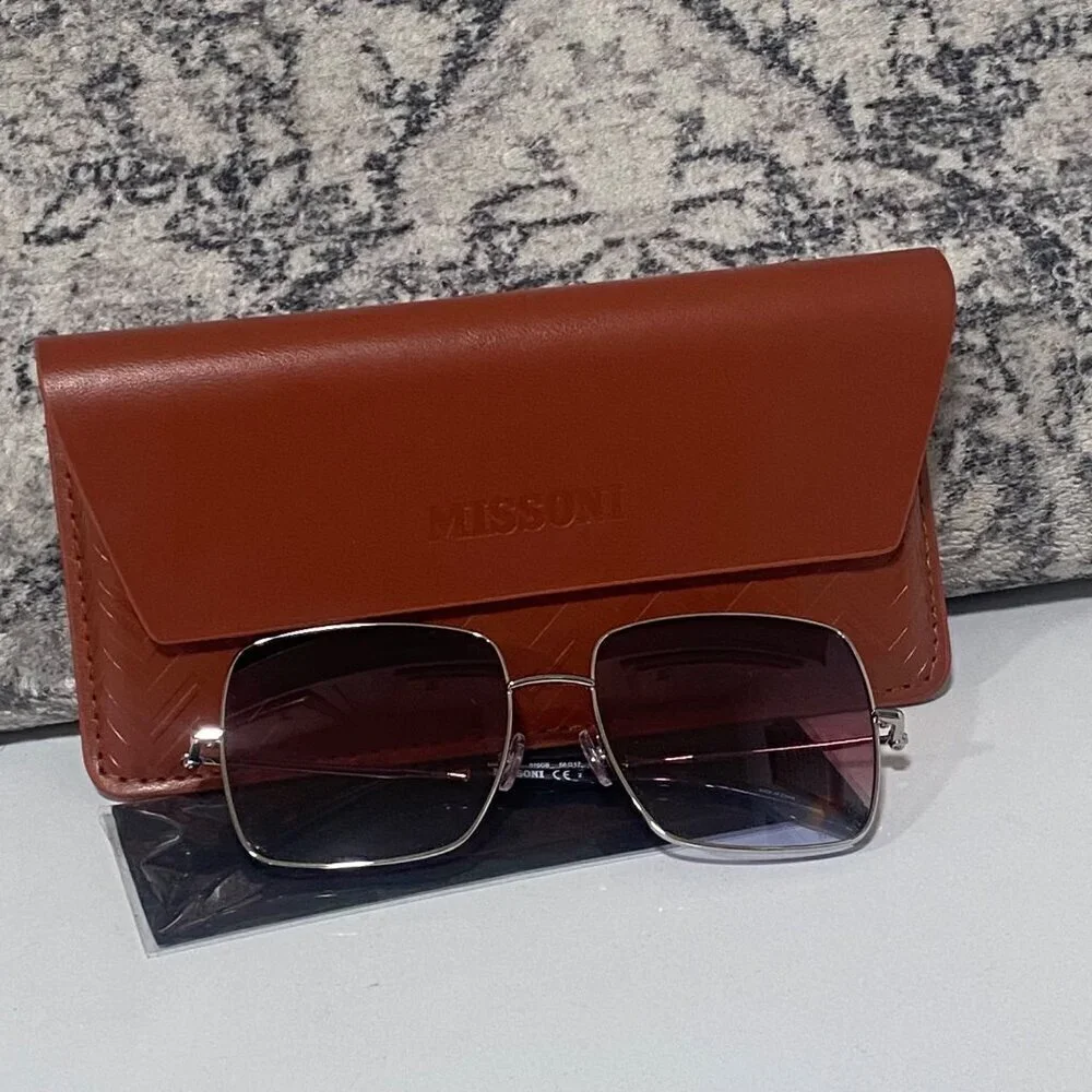 NEW Missoni Square Metal Frames with Gradient Lenses